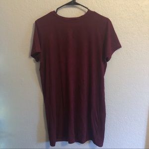 Brandy Melville Faux Suede TShirt Dress